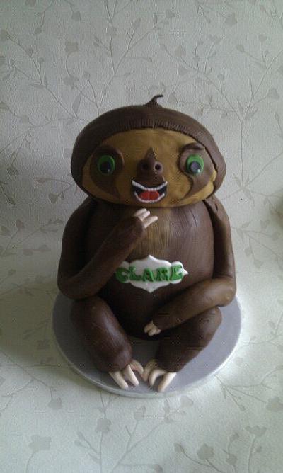 Croods Belt Sloth Cake - Cake by Janne Regan