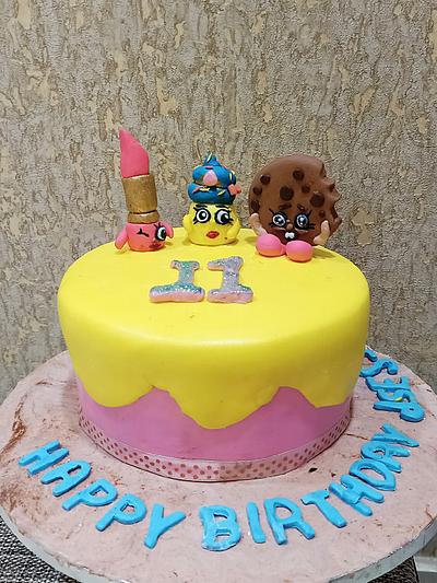 Shopkins theme cake - Cake by spongy treats