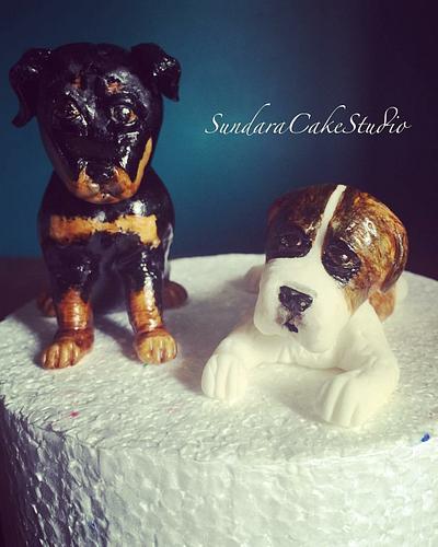 Dog lover's cake - Cake by Sherikah Singh 