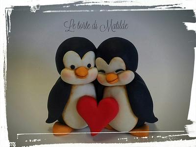 Pinguini innamorati <3 - Cake by Matilde