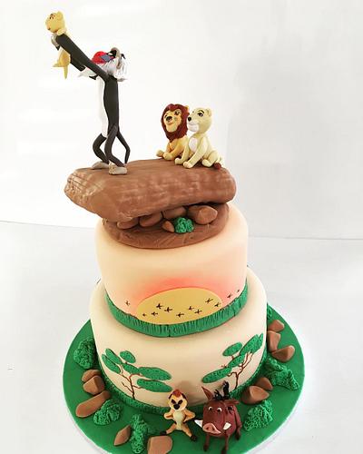Lion King Theme Cake - Cake by Creative Cakes - Deborah Feltham