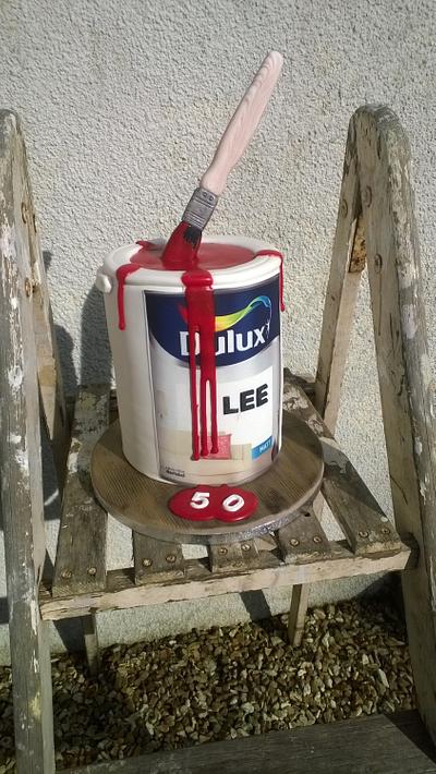 Decorator's Birthday Cake - Cake by Combe Cakes