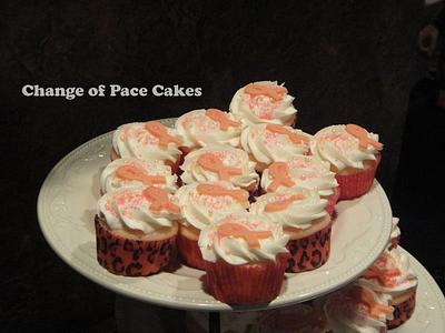 Breast Cancer Ribbon Cupcakes - Cake by ChangeofPaceCakes