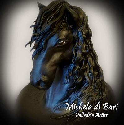Black horse  - Cake by Michela di Bari