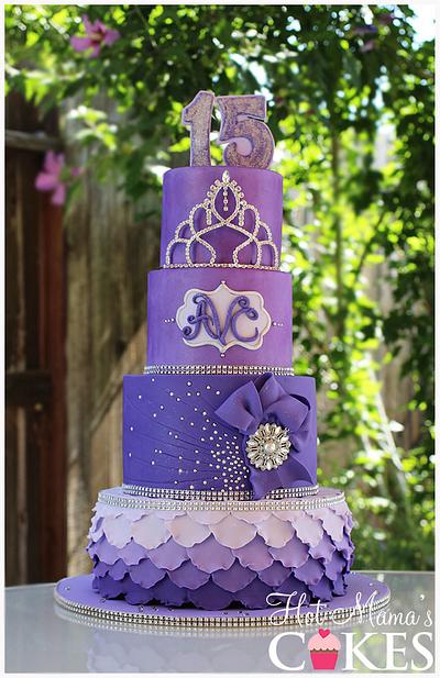 Shades of Purple!  - Cake by Hot Mama's Cakes