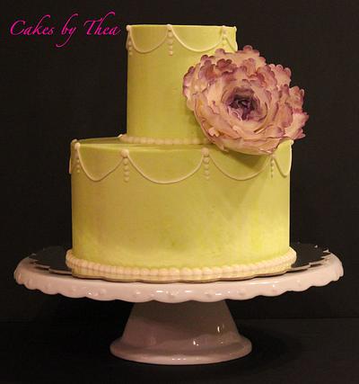 Peony cake - Cake by Bakermama
