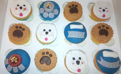 Cupcakes for a charity event - guide dogs foe the blind - Cake by Little C's Celebration Cakes