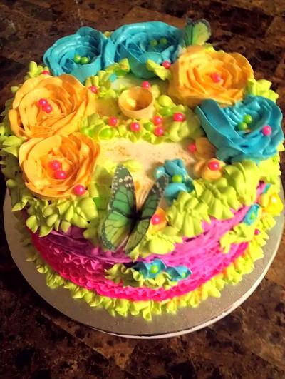 Fairy Garden Theme  - Cake by Sweet15688