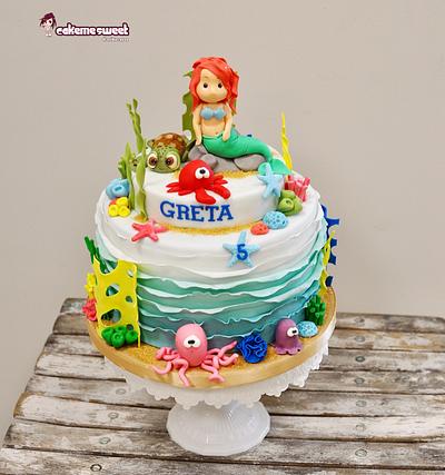 Little mermaid cake - Cake by Naike Lanza