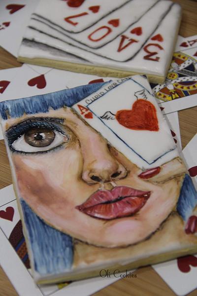 Cupid poker game - Cake by Olivera Vlah