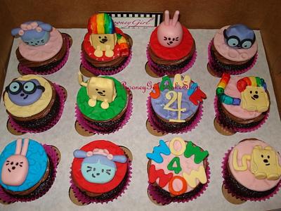 Wow Wow Wubzy Cupcakes - Cake by Maria @ RooneyGirl BakeShop