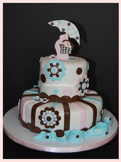 Pregnant Woman Baby Shower Cake  - Cake by It's a Cake Thing 