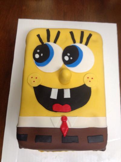 Spongebob - Cake by Carolyn's Creative Cakes