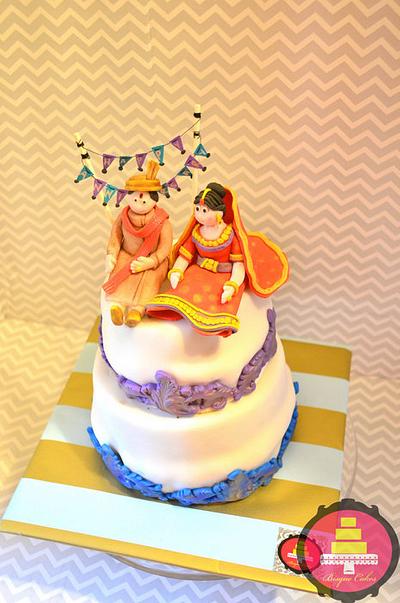 Bride & Groom Anniversary Cake - Cake by Radhika Bhasin