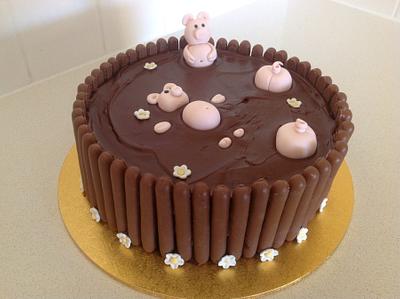 My version of the popular 'pigs in mud' - Cake by Jelena