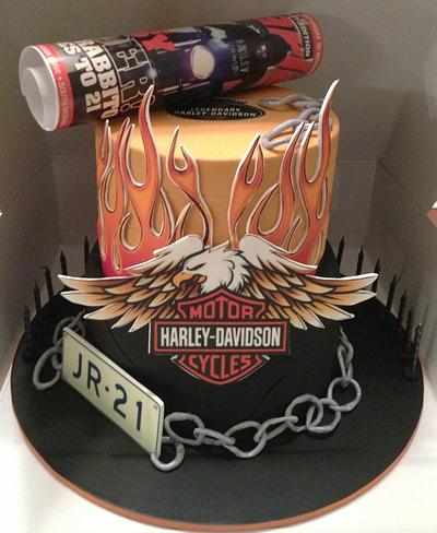 Harley Davidson cake - Cake by Baked Stems