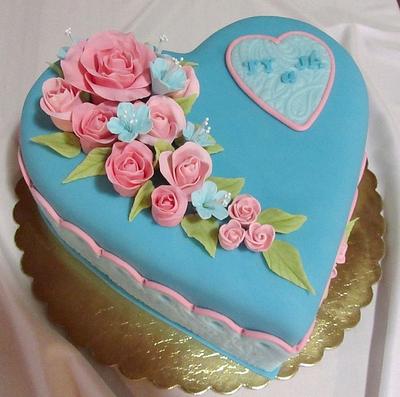 Heart - Cake by Stániny dorty