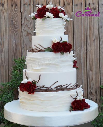 Engagement Cake - Cake by Caramel Doha