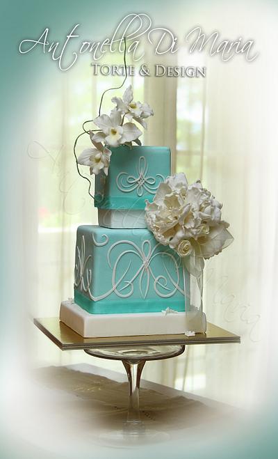 Tiffany's Wedding Delight - Cake by Antonella Di Maria