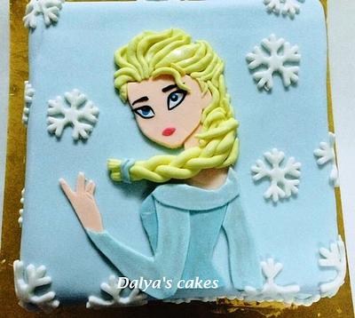 Elsa cake from Frozen movie - Cake by Dalya
