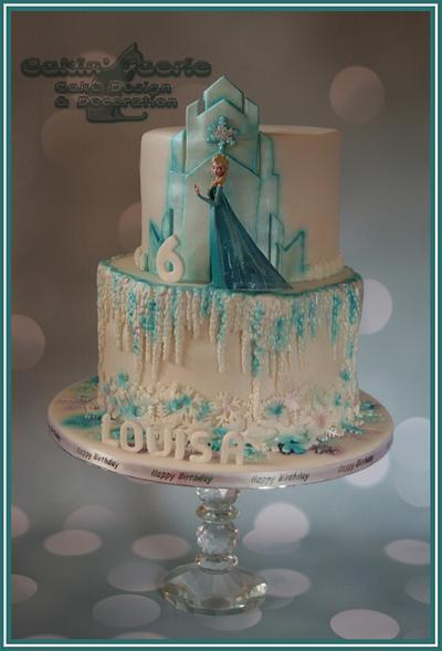 Louisa's 6th Birthday - Frozen Theme - Cake by Suzanne Readman - Cakin' Faerie
