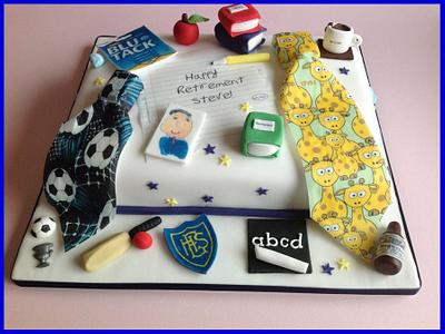 Deputy Headteacher Retirement/60th birthday - Cake by Carolyn