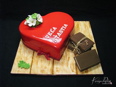 Heart cake - Cake by cakesbykrasovlaska