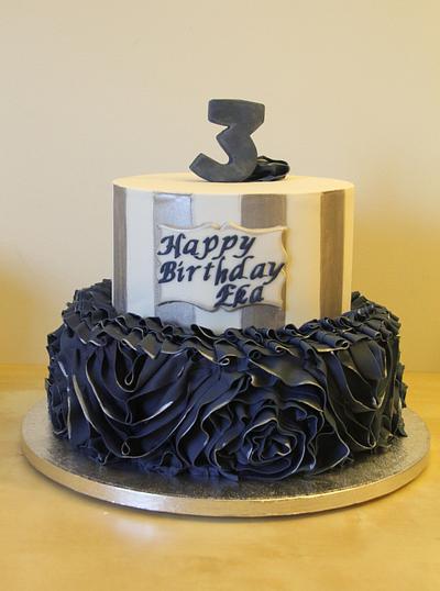 Rosette Ruffle Cake - Cake by Sweet Art - Cake Art and Pastries