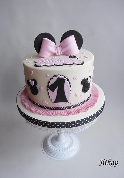 Minnie Mouse - Cake by Jitkap