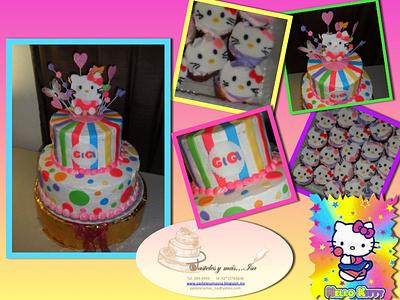 HELLO KITTY RAINBOW - Cake by Pastelesymás Isa