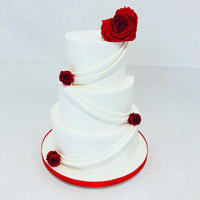 Wedding cake love - Cake by Cindy Sauvage 