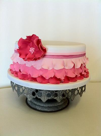 Ombre Pink - Cake by Rachel