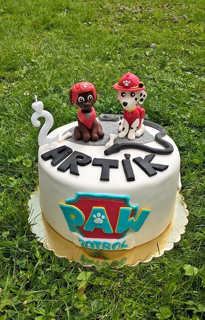 Paw Patrol cake for little boy - Cake by Mooonki