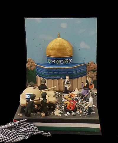 Palestine collaboration  - Cake by Emrycake2015