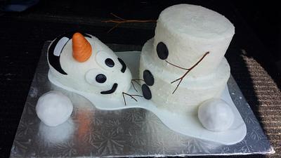 Olaf - Cake by The Cakery 