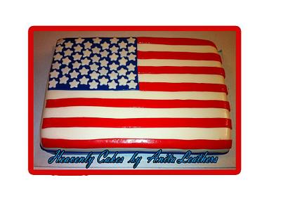 American Flag - Cake by Anita