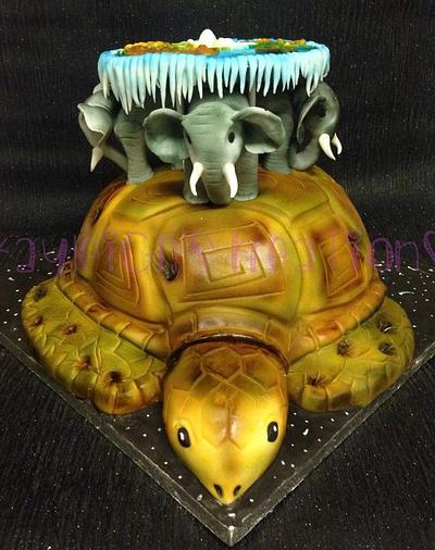 Terry Pratchett's Discworld - Cake by Kayleigh's Kreations 