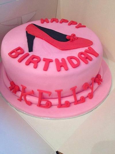 Shoe cake - Cake by Kayleighscakes