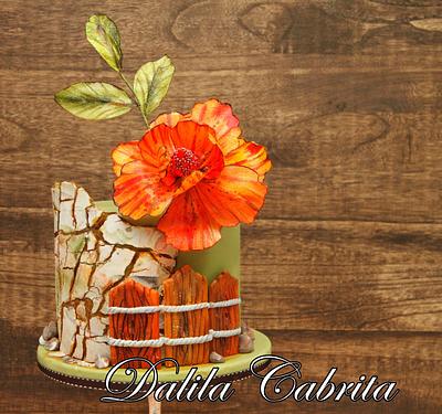 EXOTIC RICE PAPER FLOWER - Cake by Dalila Cabrita