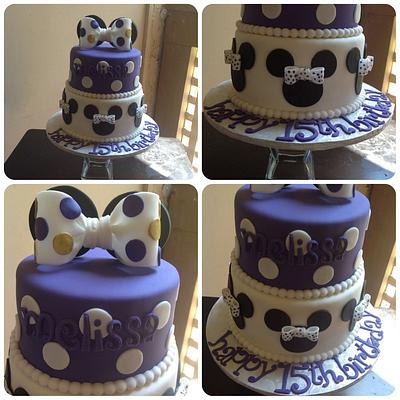 Minnie Mouse birthday cake - Cake by Delightful creations by Melissa