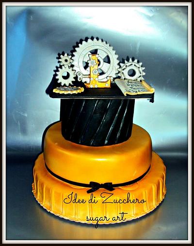 degree in mechanical engineering - Cake by Olma Iacono