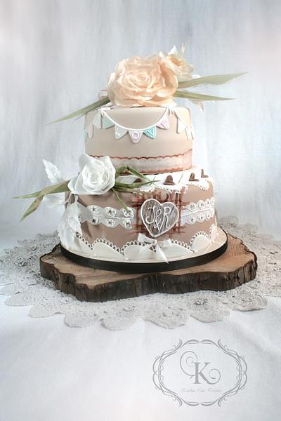 rustic country wedding <3  - Cake by Karolina Andreasova