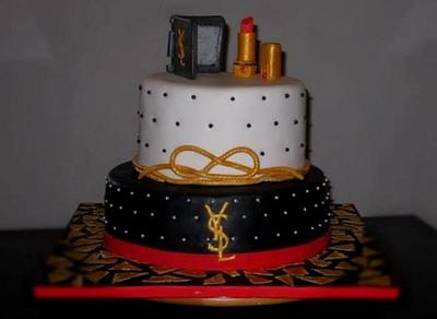 Yves Saint Lauret fashion cake - Cake by Gabriella Luongo