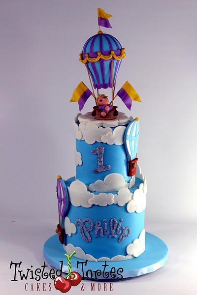 Hot air balloon cake - Cake by Twisted Tortes