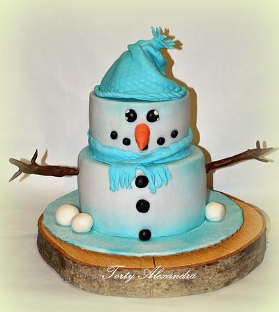 Snowman - Cake by Torty Alexandra