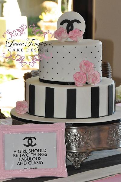 Coco Chanel Bridal Shower Cake - Cake by Laura Templeton