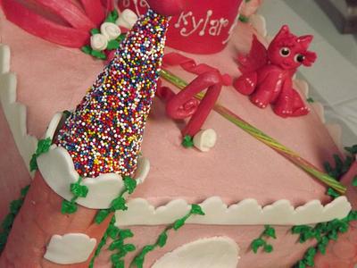Princess castle cake - Cake by RockinLayers