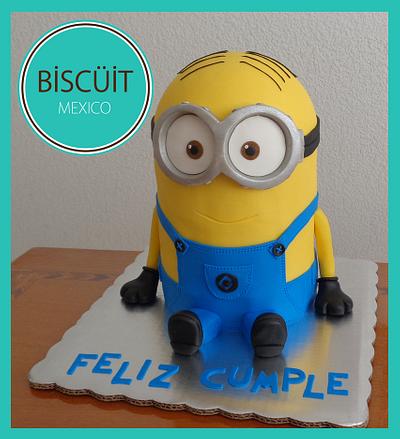 Minion - Cake by BISCÜIT Mexico