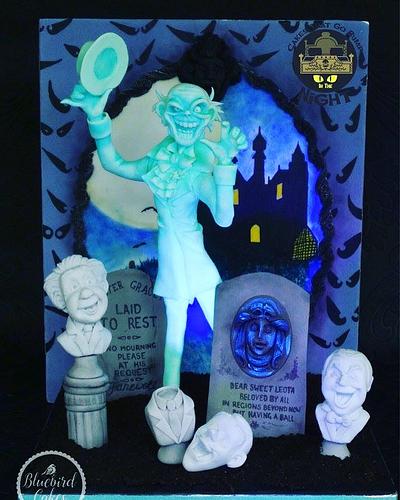 Disney Haunted Mansion - Cakes that go bump in the Night collaboration  - Cake by Zoe Smith Bluebird-cakes