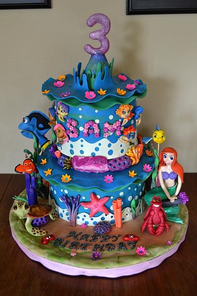 Under the sea Birthday cake - Cake by Tracy Karp